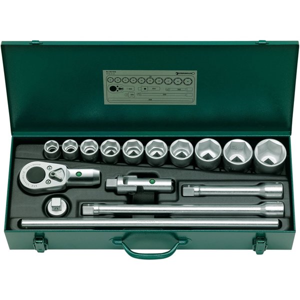 Stahlwille Tools 20 mm (3/4") Socket set 16-pcs. 96050104